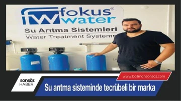 Su arıtma sisteminde tecr&uuml;beli bir marka