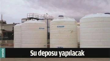 SU DEPOSU YAPILACAK