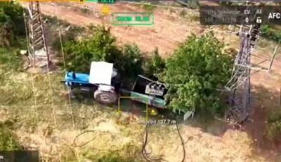 Su tankerine gizlenen ka&ccedil;ak trafo drondan saklanamadı