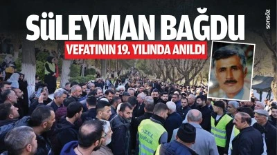 S&uuml;leyman Bağdu, vefatının 19. yılında anıldı