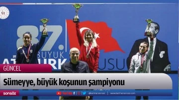 S&uuml;meyye, b&uuml;y&uuml;k koşunun şampiyonu
