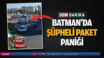 Ş&uuml;pheli paket patlatıldı