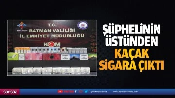 Ş&uuml;phelinin &uuml;st&uuml;nden ka&ccedil;ak sigara &ccedil;ıktı