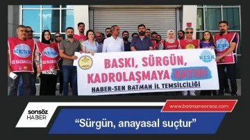 &ldquo;S&uuml;rg&uuml;n, anayasal su&ccedil;tur&rdquo;