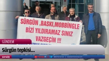 S&uuml;rg&uuml;n tepkisi&hellip;