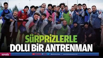 S&uuml;rprizlerle dolu bir antrenman&hellip;