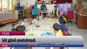 S&uuml;t g&uuml;n&uuml; unutulmadı