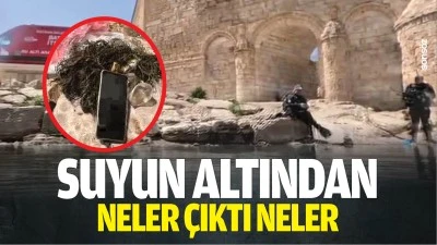 Suyun altından neler &ccedil;ıktı neler&hellip;
