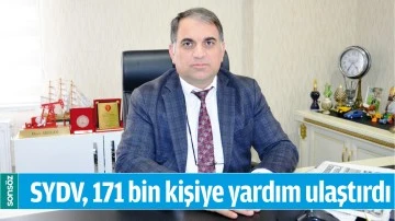 SYDV, 171 bin kişiye yardım ulaştırdı