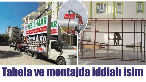 TABELA VE MONTAJDA İDDİALI İSİM