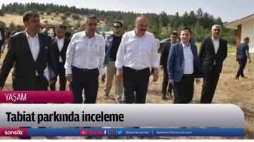 Tabiat parkında inceleme