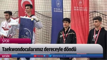 Taekwondocularımız dereceyle d&ouml;nd&uuml;
