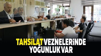 Tahsilat veznelerinde yoğunluk var