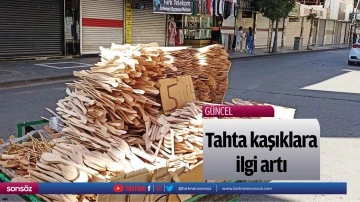Tahta kaşıklara ilgi artı