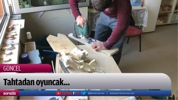 Tahtadan oyuncak...