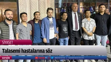 Talasemi hastalarına s&ouml;z