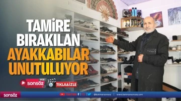 Tamire bırakılan ayakkabılar unutuluyor