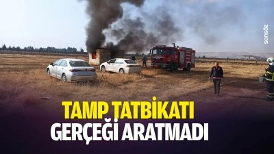 TAMP tatbikatı ger&ccedil;eği aratmadı