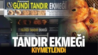 Tandır ekmeği kıymetlendi
