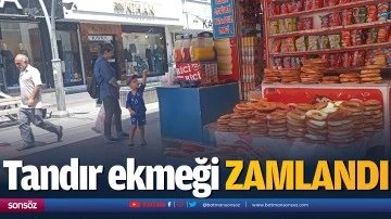 Tandır ekmeği zamlandı