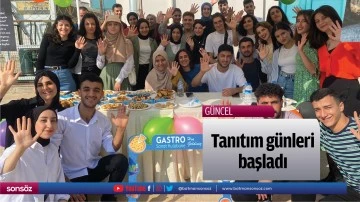 Tanıtım g&uuml;nleri başladı