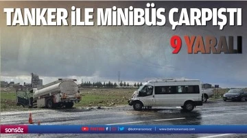 Tanker ile minib&uuml;s &ccedil;arpıştı