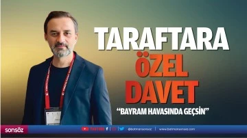 Taraftara &ouml;zel davet; &ldquo;Bayram havasında ge&ccedil;sin&rdquo;