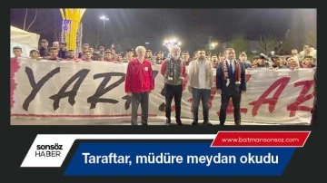 Taraftardan Pamuk&ccedil;u&rsquo;ya meydan
