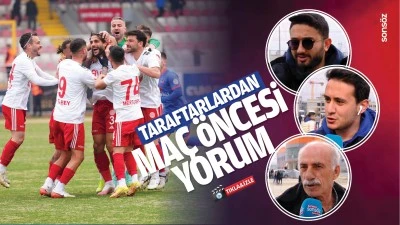 Taraftarlardan ma&ccedil; &ouml;ncesi yorum