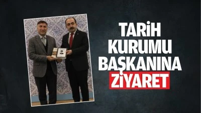 Tarih Kurumu Başkanına ziyaret&hellip;