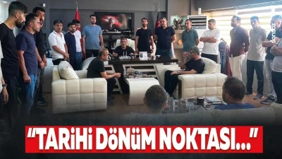&ldquo;Tarihi d&ouml;n&uuml;m noktası&hellip;&rdquo;