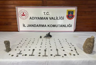 Tarihi eser ka&ccedil;ak&ccedil;ılığı operasyonunda 4 ş&uuml;pheli yakalandı