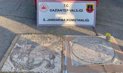 Tarihi eser niteliğinde iki mozaik ele ge&ccedil;irildi