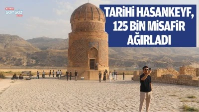 Tarihi Hasankeyf, 125 bin misafir ağırladı