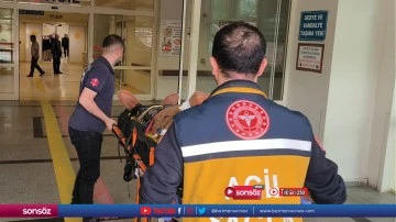 Tarım aracının devrilmesi sonucu 1 kişi &ouml;ld&uuml;, 1 kişi yaralandı