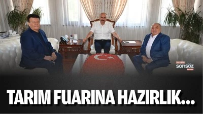 Tarım Fuarına hazırlık&hellip;