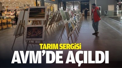 Tarım sergisi AVM&rsquo;de a&ccedil;ıldı
