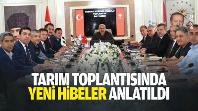 Tarım Toplantısında yeni hibeler anlatıldı