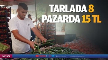 Tarlada 8, pazarda 15 TL&hellip;