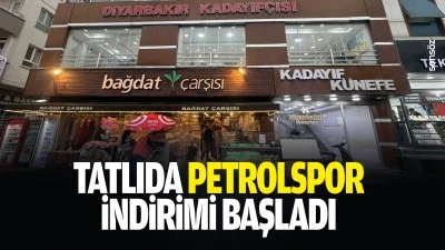 Tatlıda Petrolspor indirimi başladı