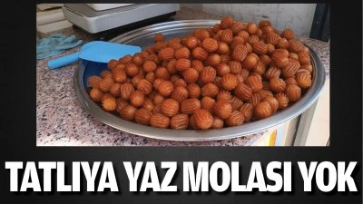 Tatlıya yaz molası yok