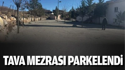Tava Mezrasının yolu parkelendi