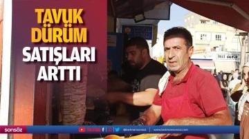 Tavuk d&uuml;r&uuml;m satışları arttı