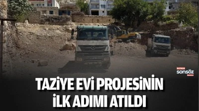 Taziye evi projesinin ilk adımı atıldı