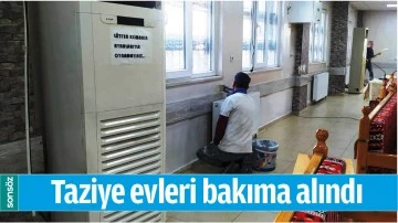 TAZİYE EVLERİ BAKIMA ALINDI