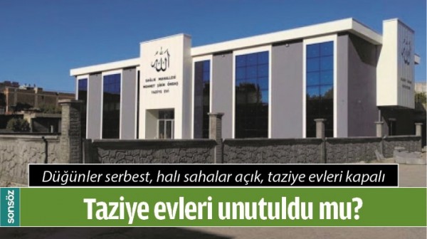 TAZİYE EVLERİ UNUTULDU MU?