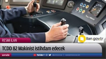 TCDD 82 Makinist istihdam edecek