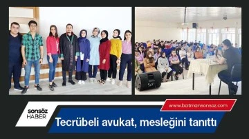 Tecr&uuml;beli avukat, mesleğini tanıttı