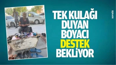 Tek kulağı duyan boyacı, destek bekliyor