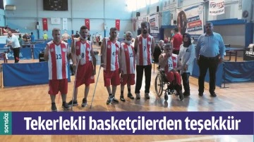 TEKERLEKLİ BASKET&Ccedil;İLERDEN TEŞEKK&Uuml;R